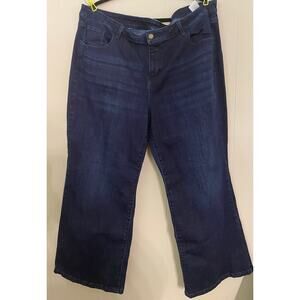 Belle Boho by Kim Gravel‎ Petite Crosshatch Relaxed Jean 24 Petite